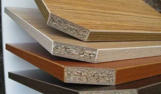 how is melamine applied to particleboard